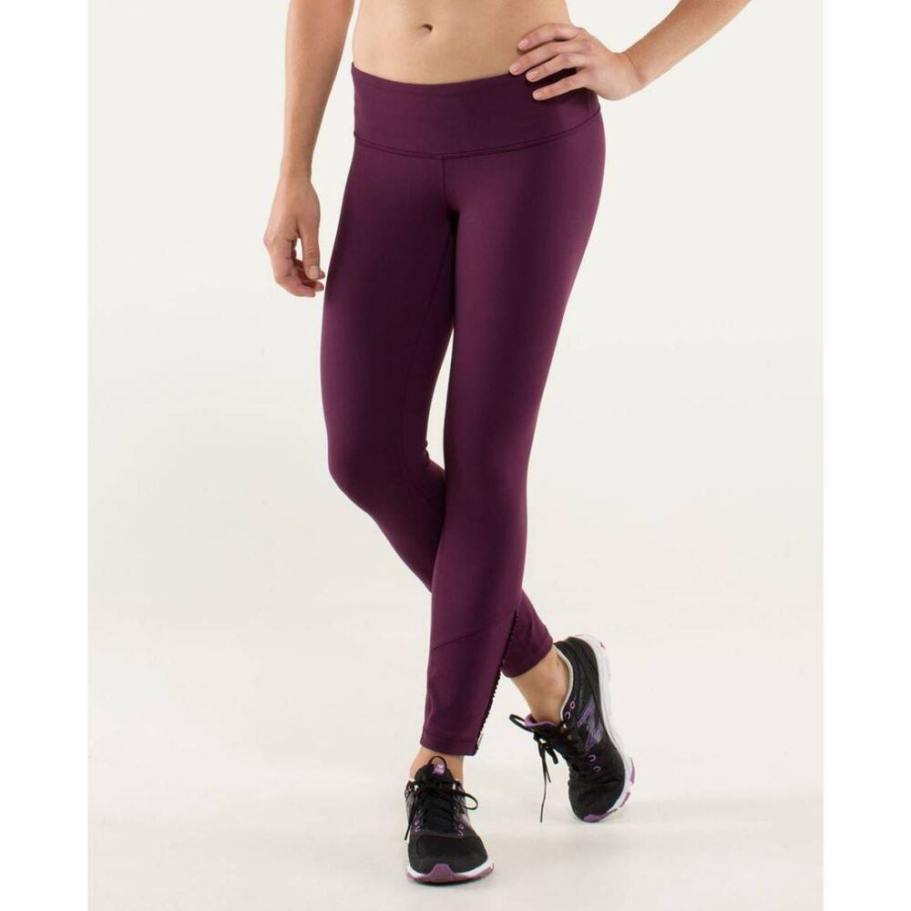 Lululemon Wunder Under Pant Ruffled Up Plum size 6?